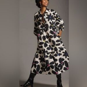 Anthropologie: Bettina Tiered Shirt Dress by Maeve